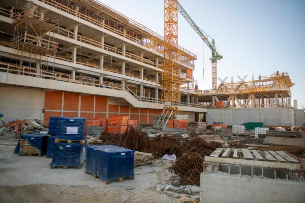 From the Dračevac Construction Site: Works on the Central Building of the Future Technology Park Proceeding to Plan