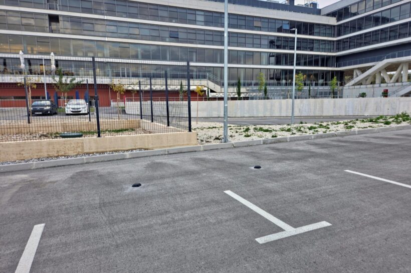 Parklio smart sensors in the Split Technology Park car park