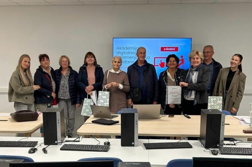 Održane četiri radionice „e-Građani“ u sklopu Akademije digitalnog opismenjavanja